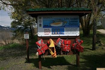 Van Wyck Campground has extra lafe jackets if you forget yours.