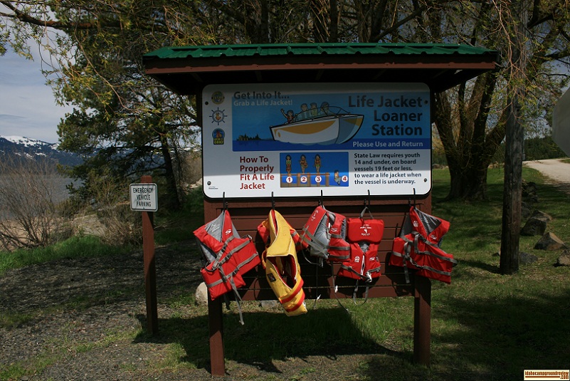 Van Wyck Campground has extra lafe jackets if you forget yours.