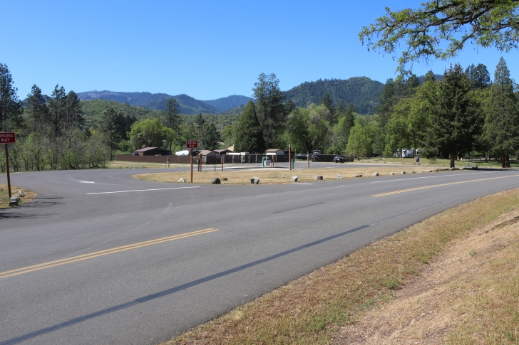 Camping at the Valley of the Rogue State park in Oregon.