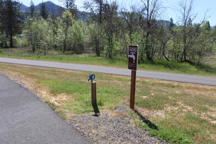 Camping at the Valley of the Rogue State park in Oregon.