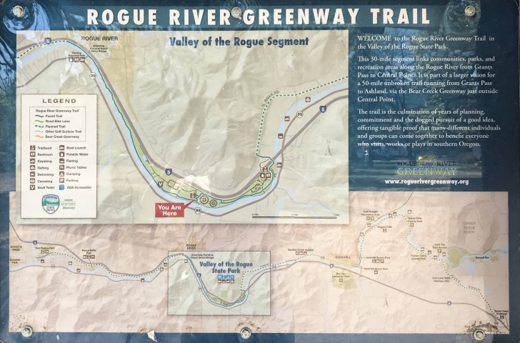 Camping at the Valley of the Rogue State park in Oregon.