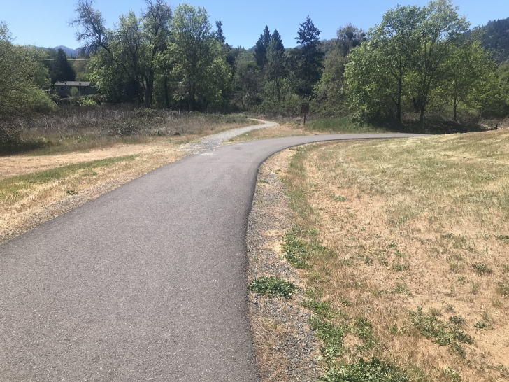 Camping at the Valley of the Rogue State park in Oregon.