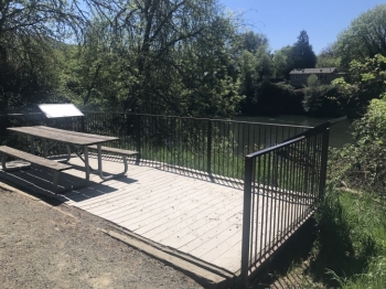 Camping at the Valley of the Rogue State park in Oregon.
