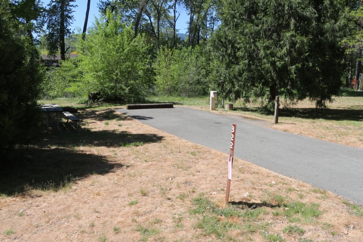 Camping at the Valley of the Rogue State park in Oregon.