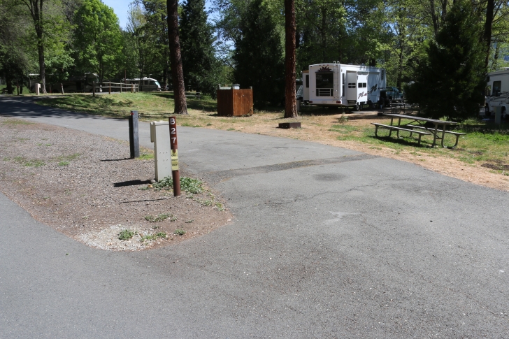 Camping at the Valley of the Rogue State park in Oregon.