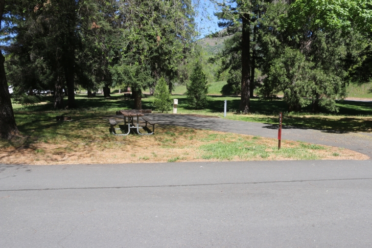 Camping at the Valley of the Rogue State park in Oregon.