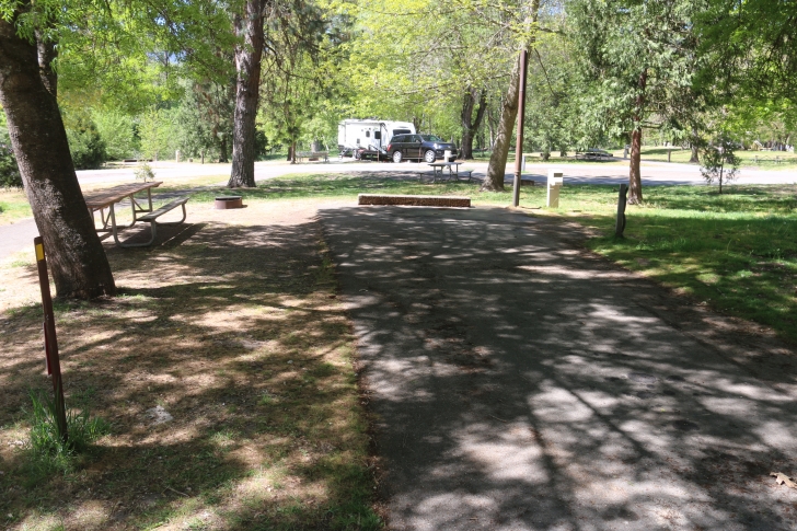 Camping at the Valley of the Rogue State park in Oregon.