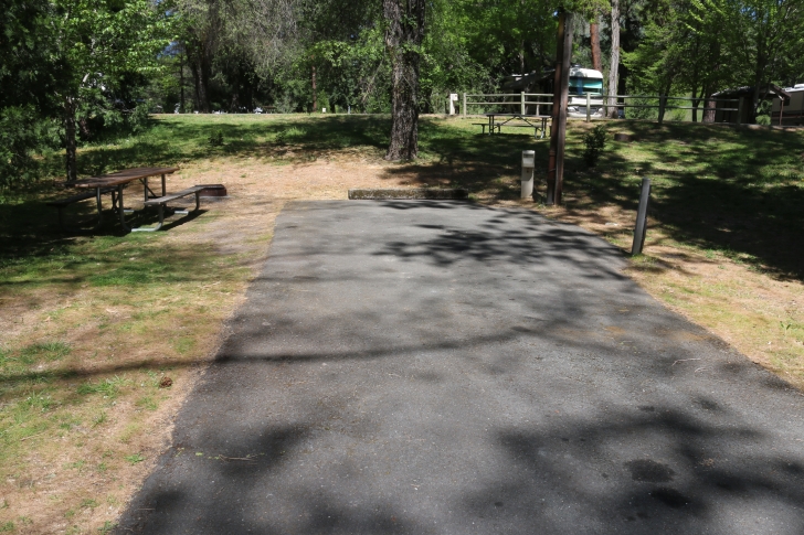 Camping at the Valley of the Rogue State park in Oregon.