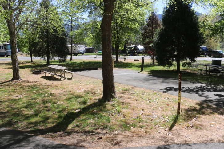 Camping at the Valley of the Rogue State park in Oregon.