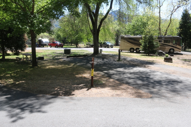 Camping at the Valley of the Rogue State park in Oregon.