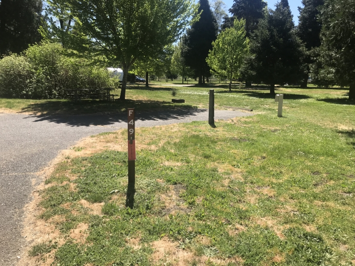 Camping at the Valley of the Rogue State park in Oregon.