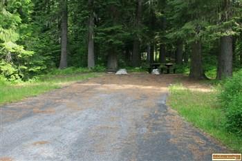Wendover Campground on the Lochsa River