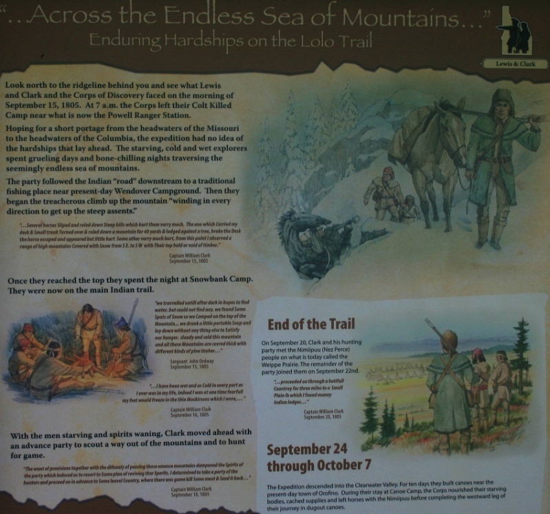 Wendover Campground on the Lochsa River.