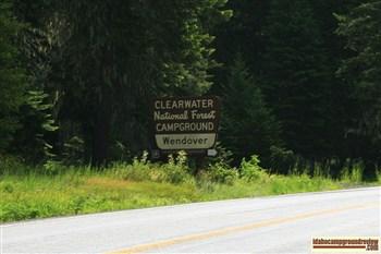 Wendover Campground on the Lochsa River
