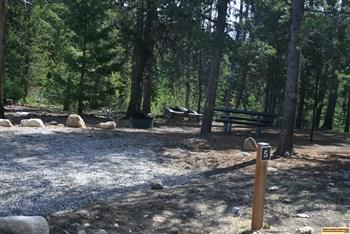 whoop-um-up typical camping site