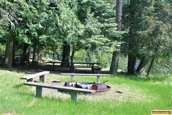 Wild Goose Campground on the Middle Fork of the Clearwater River