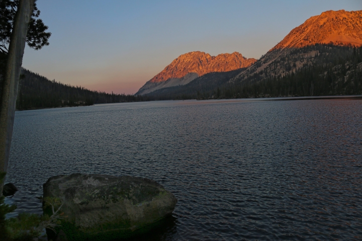 Hiking to Toxaway Lake from the Tin Cup Hikers Trailhead in the Sawtooth Mountains of Idaho.