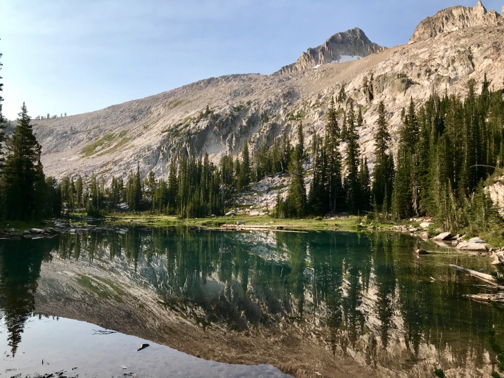 Hiking to Toxaway Lake from the Tin Cup Hikers Trailhead in the Sawtooth Mountains of Idaho.