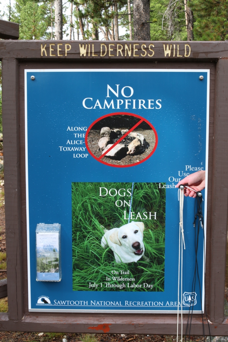 Hiking to Toxaway Lake from the Tin Cup Hikers Trailhead in the Sawtooth Mountains of Idaho.