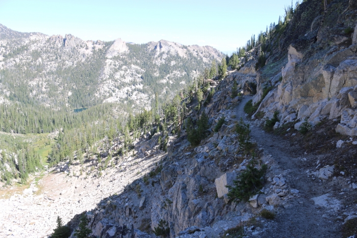Hiking the Bighorn Crags of central Idaho.