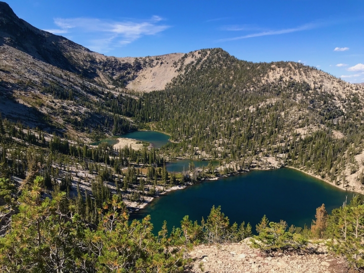 Hiking the Bighorn Crags of central Idaho.