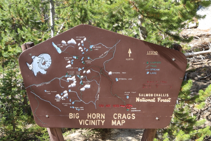 Hiking the Bighorn Crags of central Idaho.