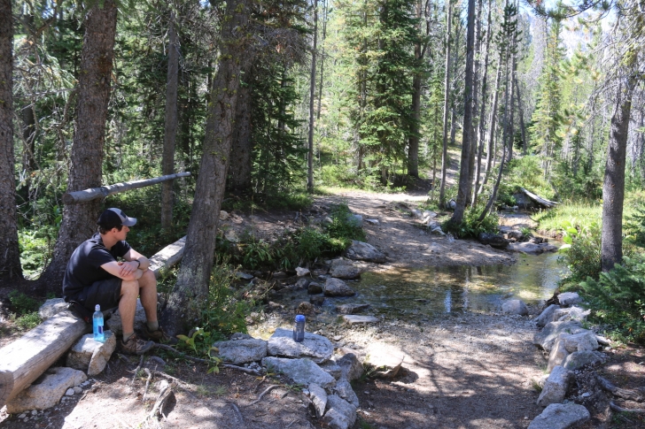 Hiking the Bighorn Crags of central Idaho.