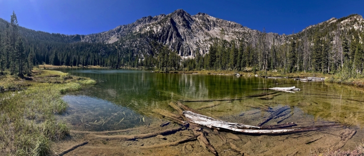Hiking the Bighorn Crags of central Idaho.