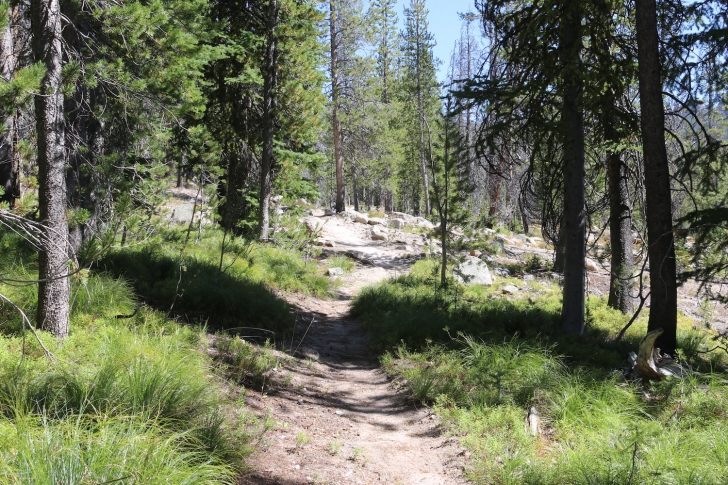 Hiking the Bighorn Crags of central Idaho.