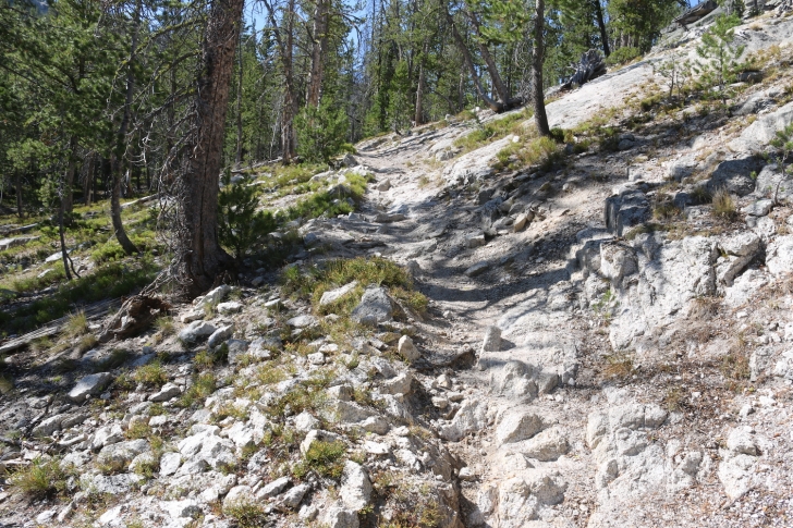 Hiking the Bighorn Crags of central Idaho.