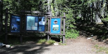 Hiking to Cabin Creek Lakes from Cabin Creek Trailhead
