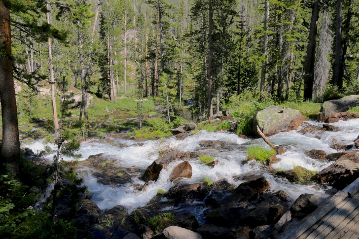 A water fall along trail 092.