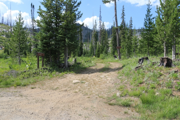 Hiking to Lava Butte Lakes north of McCall, Idaho.