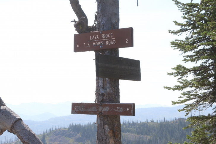 Hiking to Lava Butte Lakes north of McCall, Idaho.