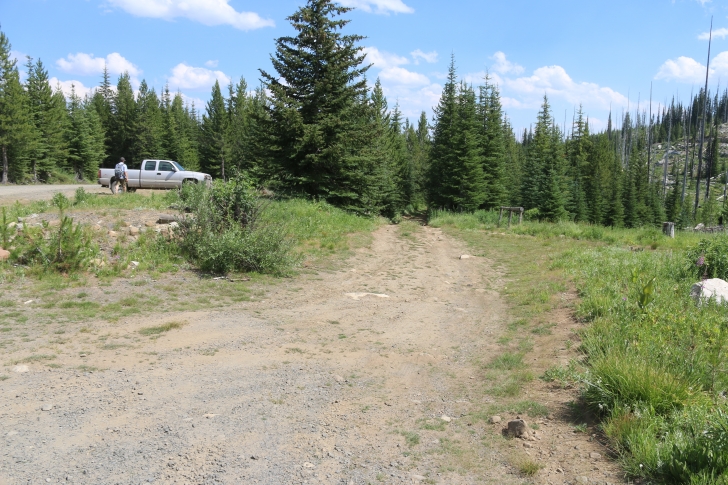 Hiking to Lava Butte Lakes north of McCall, Idaho.