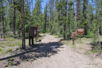 Hiking Warm Springs Trail #147 from Trailhead near Bull Trout Lake