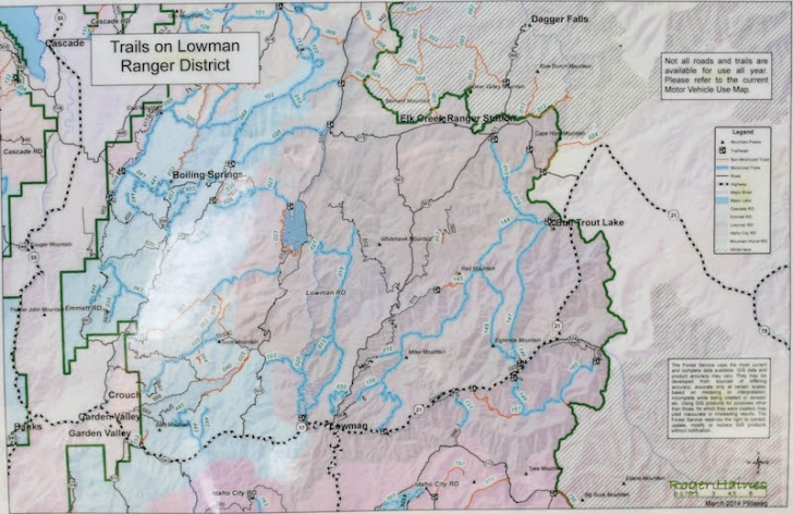 Warm Springs Trail #147 near Bull Trout Lake
