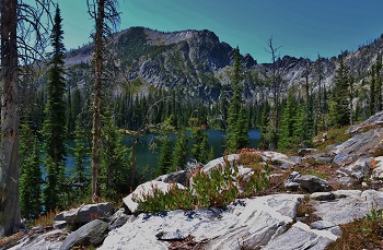 Hard Butte Lake NNW of McCall, Idaho.