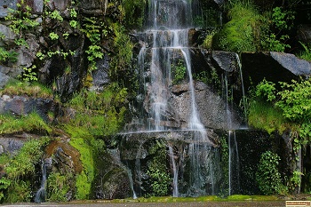 small waterfall on Mt Rainier