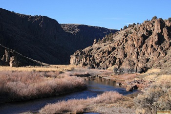 Owyhee River in South East Oregon
