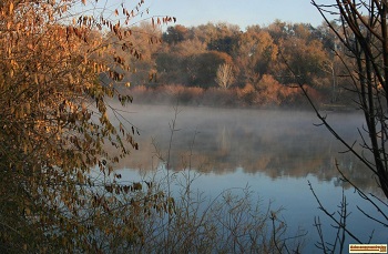 picture of a misty morning on the snake river near homedale idaho