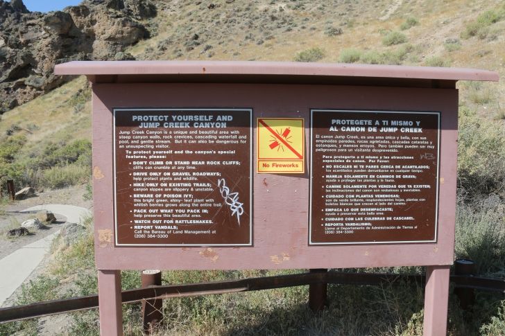 Jump Creek Recreation Area in Owyhee County Idaho