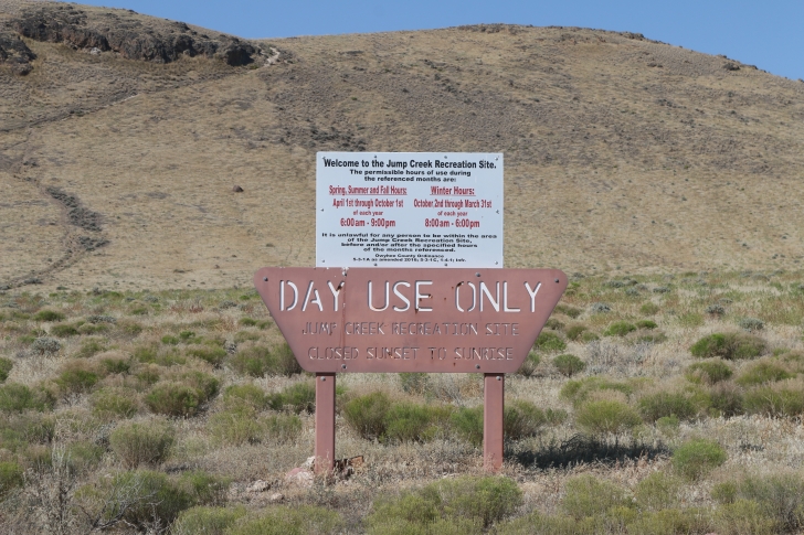 Jump Creek Recreation Area in Owyhee County Idaho